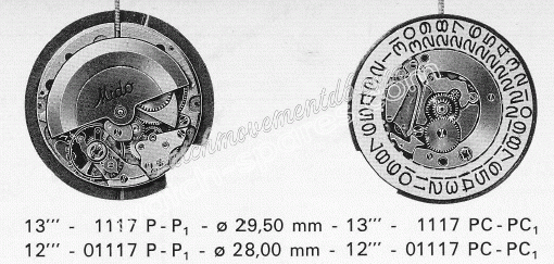 Mido 1117P, Mido 1117PC