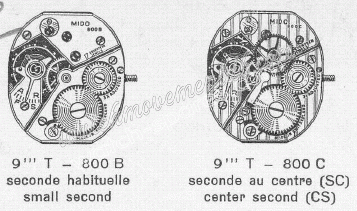 Mido 800, Mido 800A, Mido 800B