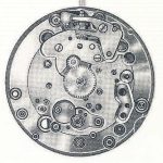 Enicar AR 168 D watch movement