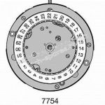 ETA ValJoux 7754 watch movement