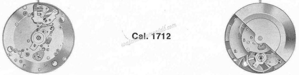 A Schild AS Calibre 1712 Watch Movements