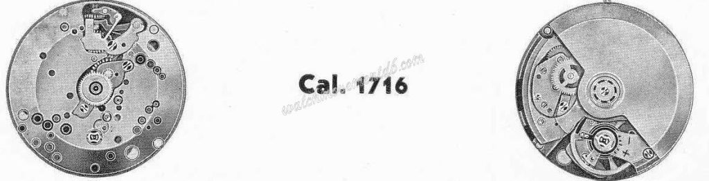 A Schild AS Calibre 1716 Watch Movements